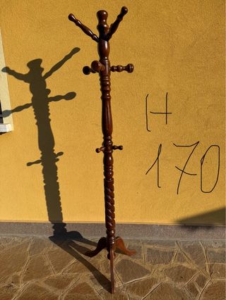 Attacapanni legno mogano vintage