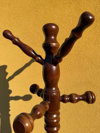 Attacapanni legno mogano vintage