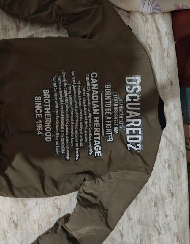 Giacca Bomber DSQUARED2 Verde Oliva