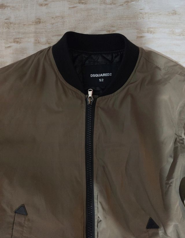 Giacca Bomber DSQUARED2 Verde Oliva