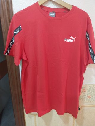 Camiseta Puma roja talla L - Nueva