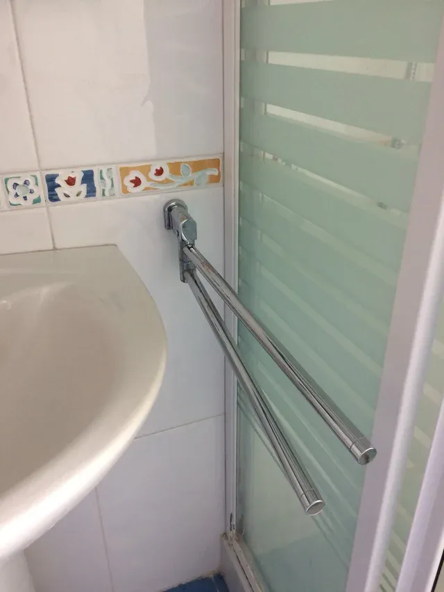 Barra toallero baño - 2 barras