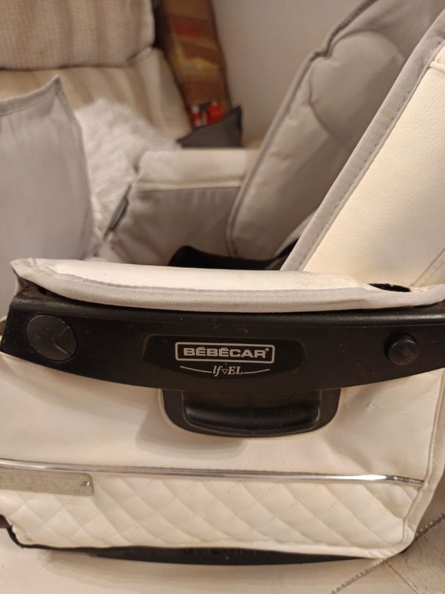 Asiento Bebecar Gris-Blanco