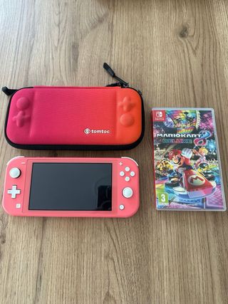 Nintendo Switch Lite Rosa + Mario Kart 8 