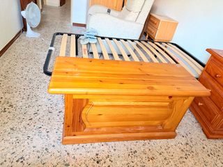Baúl madera maciza rústico