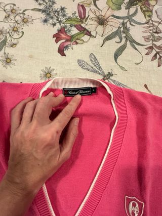 Cardigan Conte of Florence rosa tg L