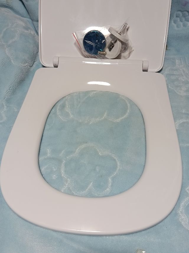 Tapa inodoro blanco -