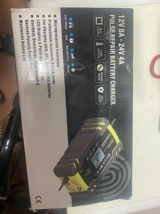 Cargador de baterías 12V/24V
