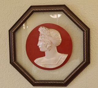 2 Quadri in rilievo classici esagonali