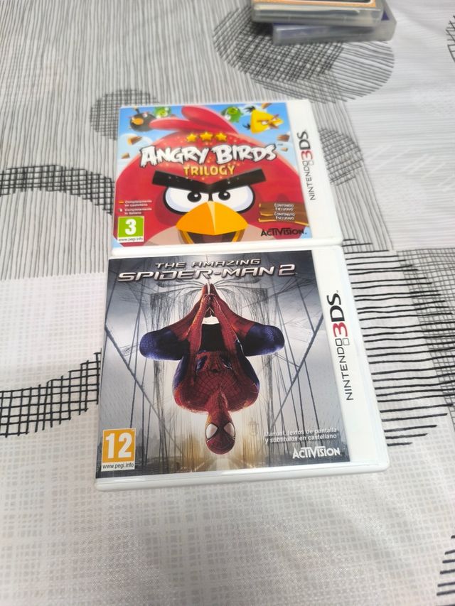 2 giochi per Nintendo 3DS: Angry Birds e Spiderman