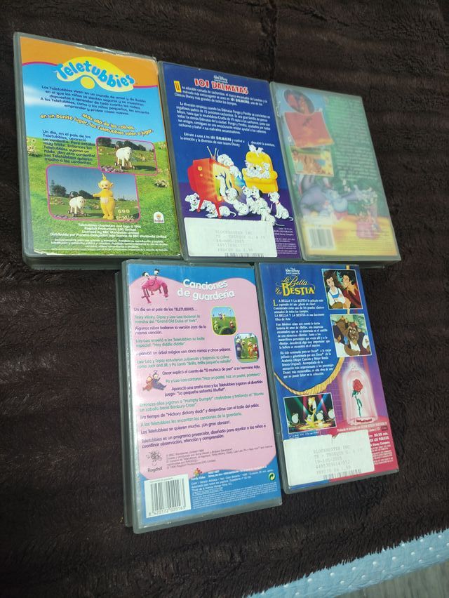 VHS infantiles: 5 pelis animadas