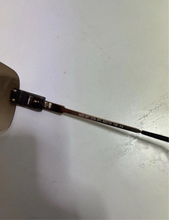 Cazal gafas de sol doradas