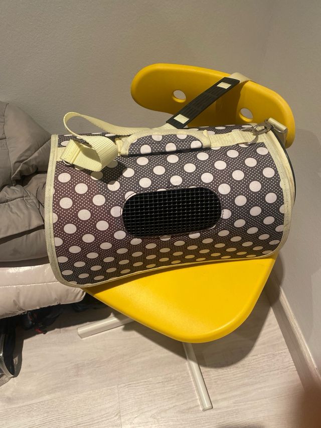 Transportín gato - Bolso puntos