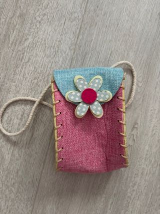 Bolso niña rosa y azul, niñas de 4-5 años 