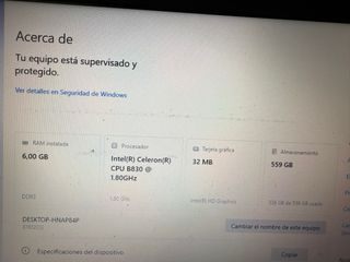Portátil Lenovo 15.6" - Como nuevo