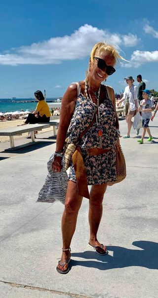 Vestido boho chic multicolor