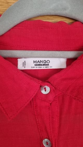 Vestido rojo Mango - Talla M
