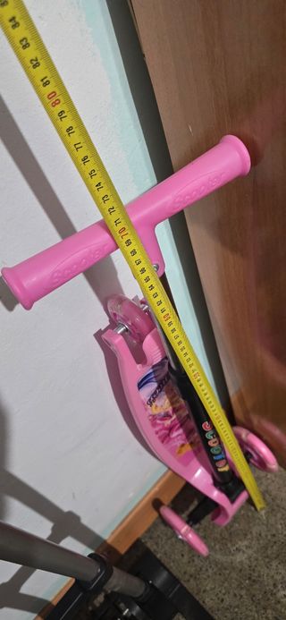 Patinete infantil rosa princesas Disney