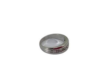 sortija oro 18k con piedra con diamante
