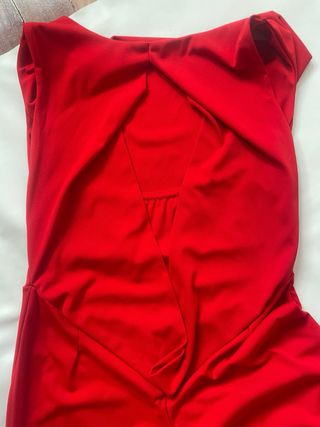 Mono rojo elegante