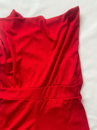 Mono rojo elegante