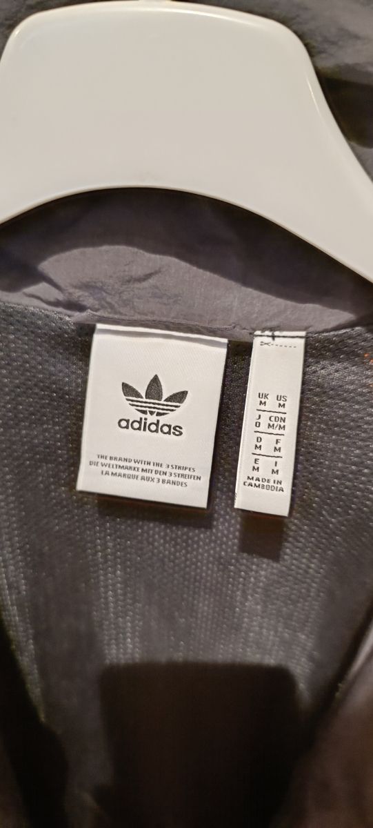 Chaqueta Adidas Negra-Naranja