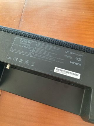 Barra de sonido Denon negra