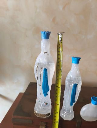 3 Botellas Virgen Lourdes 