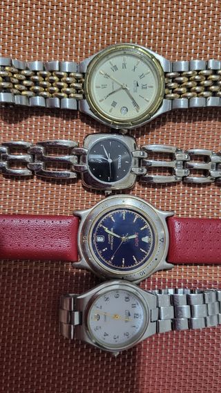 4 relojes vintage