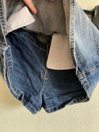 Shorts Bershka denim azules S