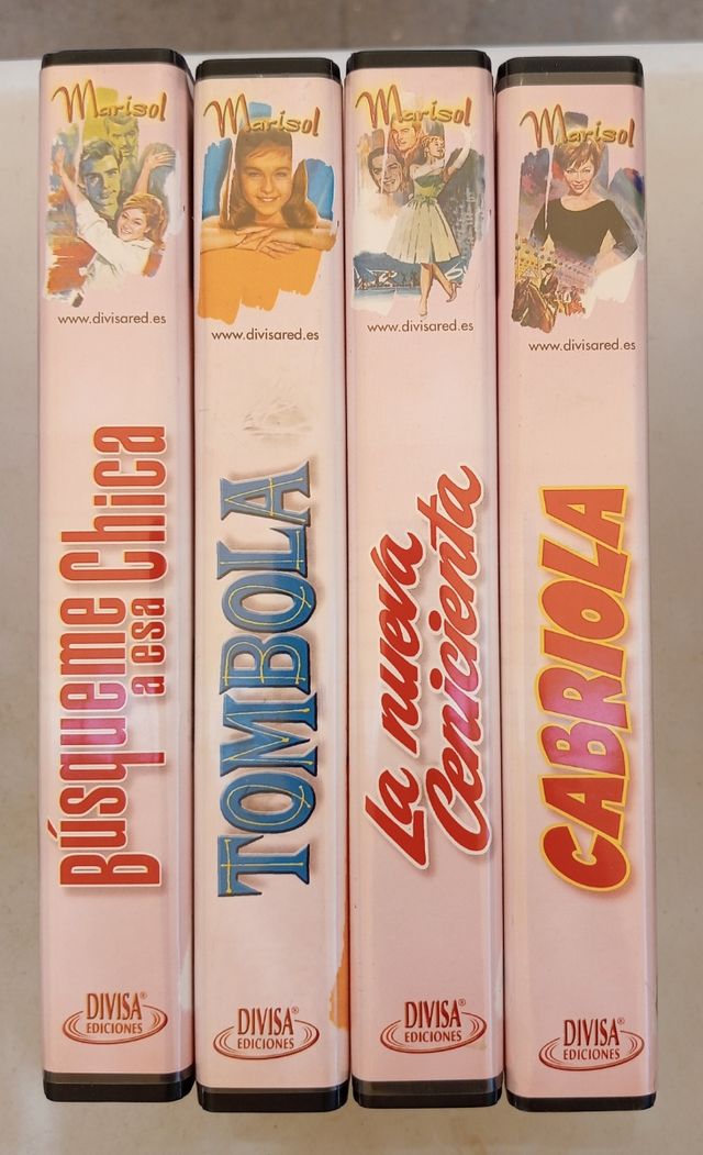 VHS Marisol: 4 películas