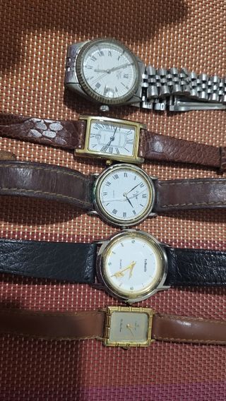 Lote 5 relojes vintage