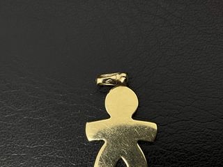 colgante oro 14k con piedra