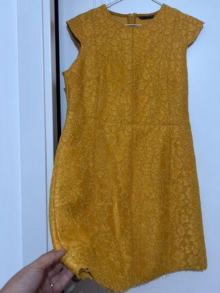 Vestido mostaza Sfera - Otoño