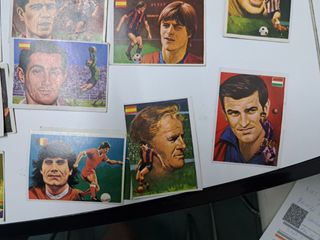 Cromos Fútbol 70s: ¡6 cromos!