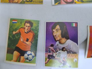 Cromos Fútbol 70s: ¡6 cromos!