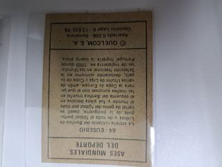 Cromos fútbol: Ases del Deporte