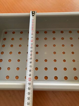 Estantería gris de plástico - 3 niveles