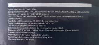 Proyector Prixton 5000 lúmenes