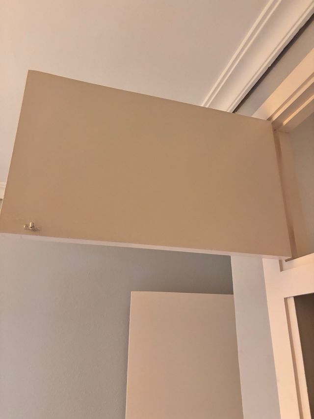 Armario empotrado blanco 2 puertas.