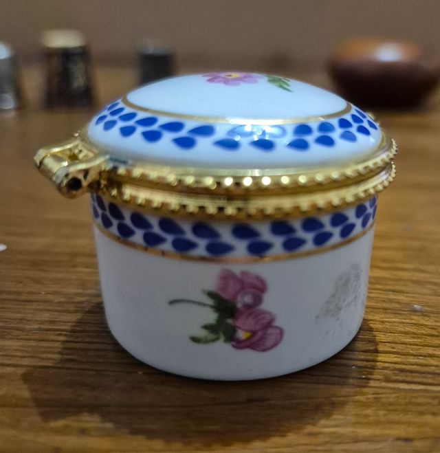 Scatolina Ceramica Dipinta a Mano