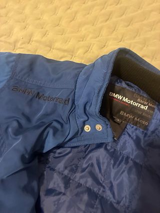 Cazadora BMW Motocicleta Azul Motorrad