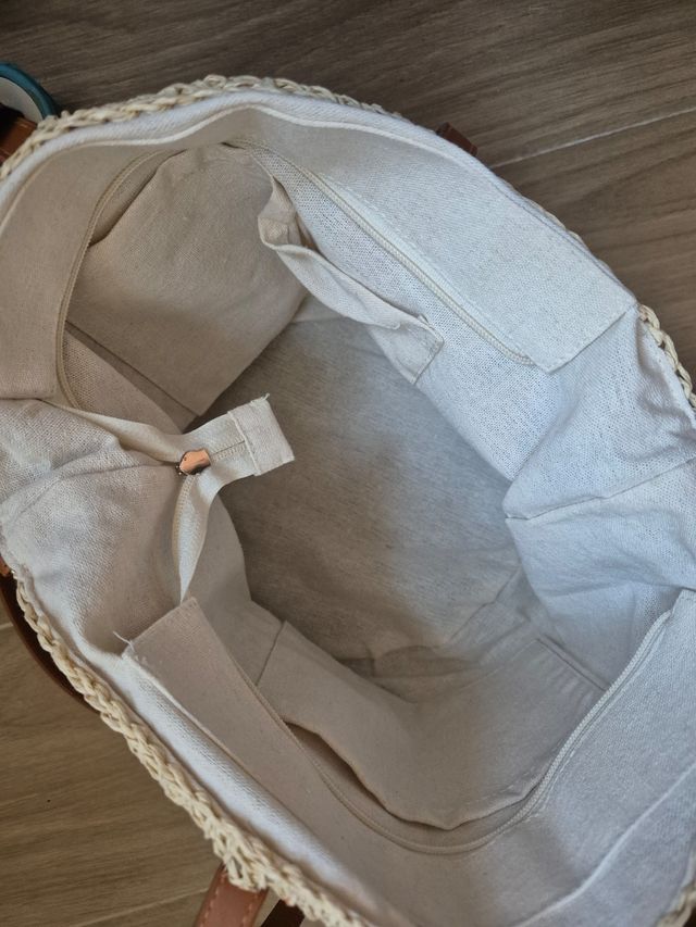 Bolso rafia Kbas multicolor