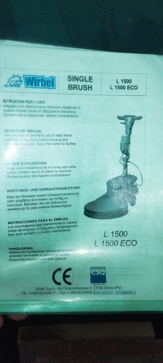 Pulidora Wirbel L1500 ECO