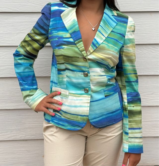 Americana Escada multicolor talla M muy estilos a.