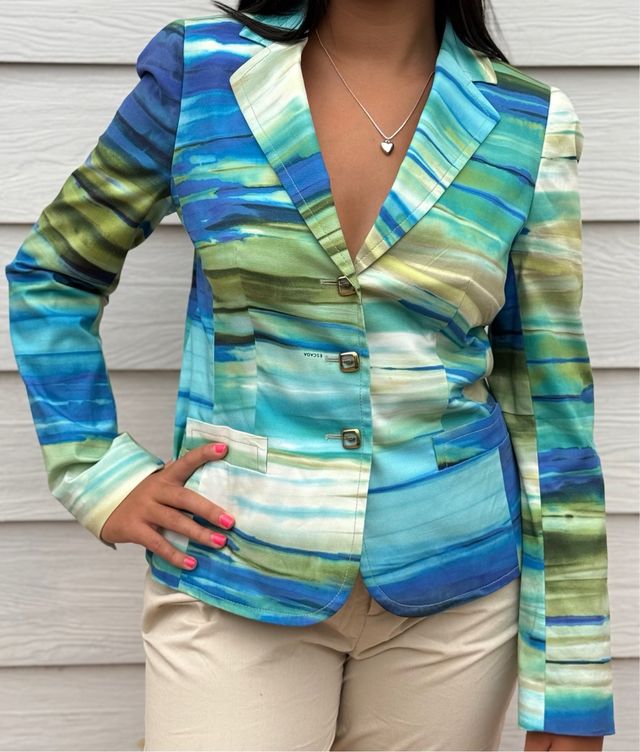 Americana Escada multicolor talla M muy estilos a.