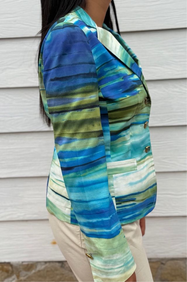 Americana Escada multicolor talla M muy estilos a.