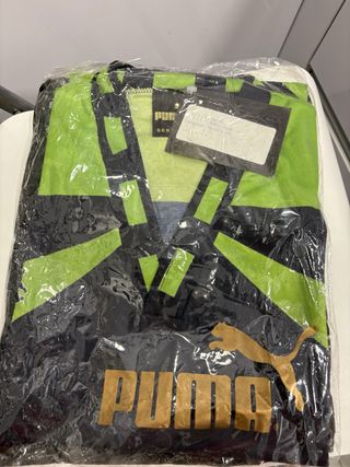 Camiseta Puma negra y verde