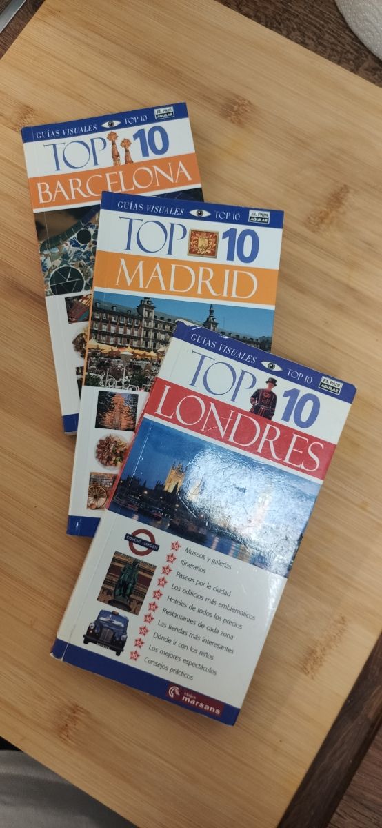 Lote guías Londres, Dublín, Madrid, Barcelona