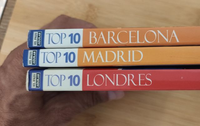 Lote guías Londres, Dublín, Madrid, Barcelona
